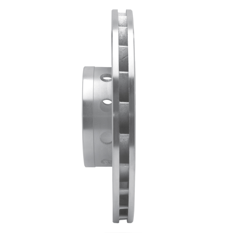 BMW M5 Brake Rotor (1) - Right Front - R1 Concepts - Drilled & Slotted - Silver - `00-`03